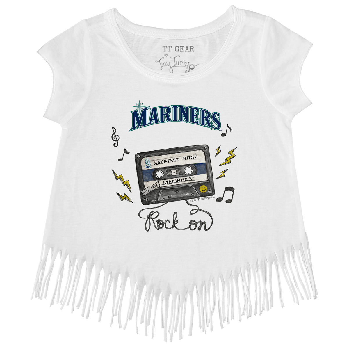 Seattle Mariners Mixtape Fringe Tee - Tiny Turnip