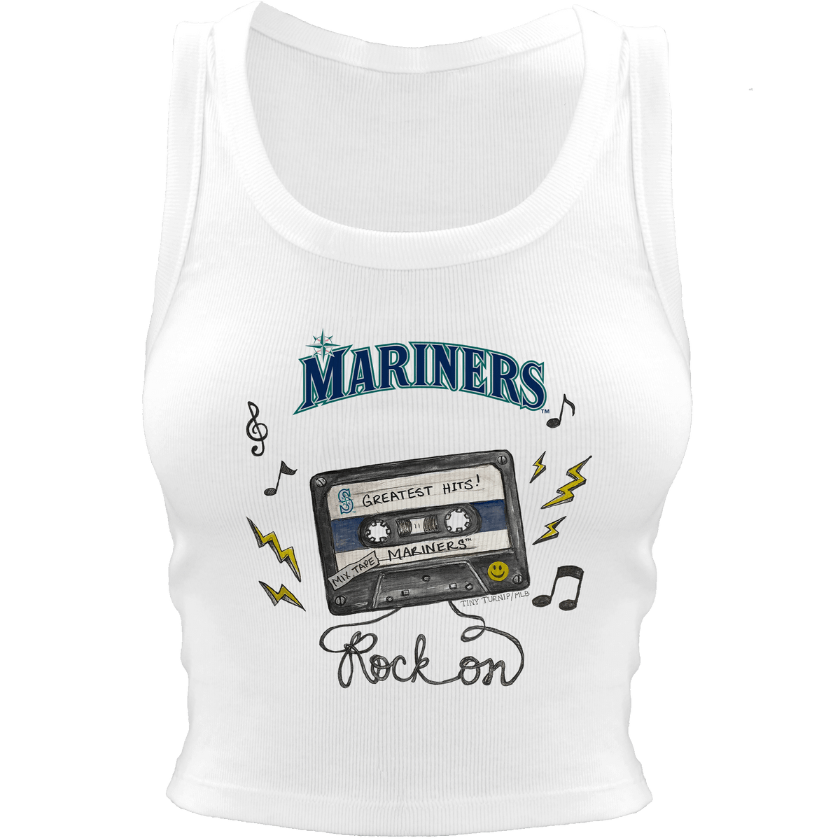 Seattle Mariners Mixtape Crop Tank