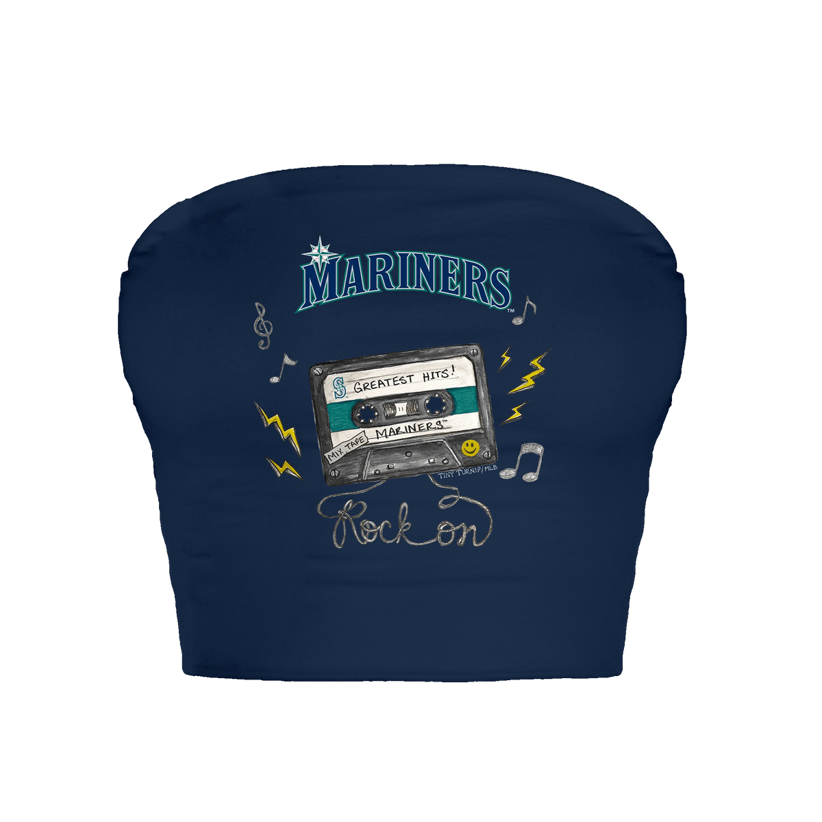 Seattle Mariners Mixtape Crop Tube Top