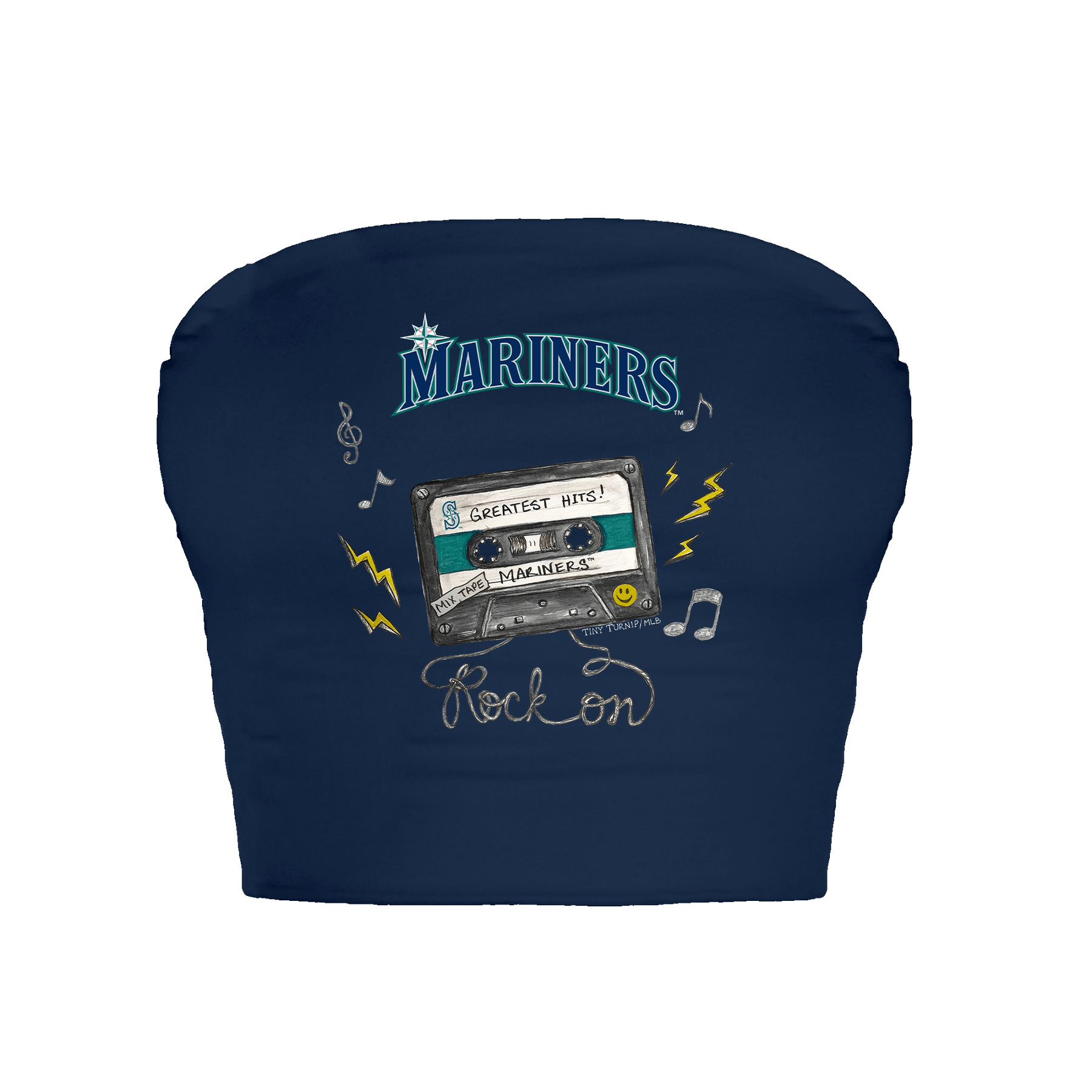 Seattle Mariners Mixtape Crop Tube Top