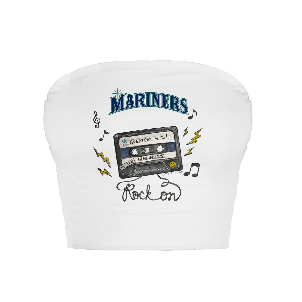 Seattle Mariners Mixtape Crop Tube Top
