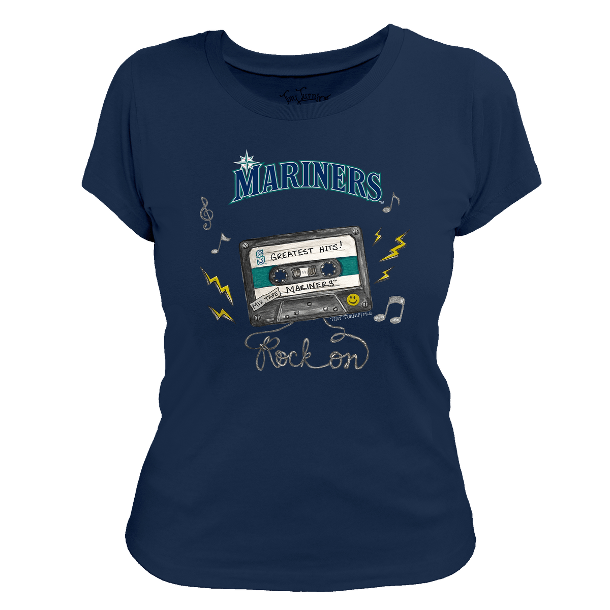Seattle Mariners Mixtape Women's Tee Shirt
