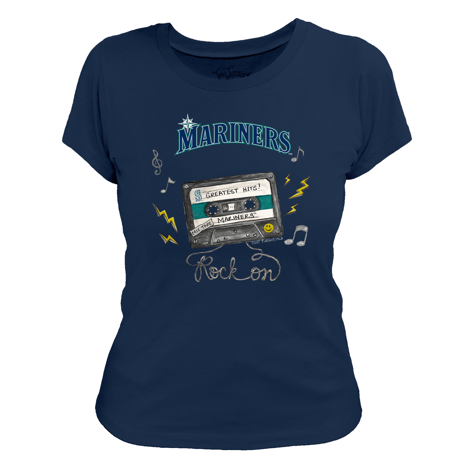 Seattle Mariners Mixtape Women's Tee Shirt