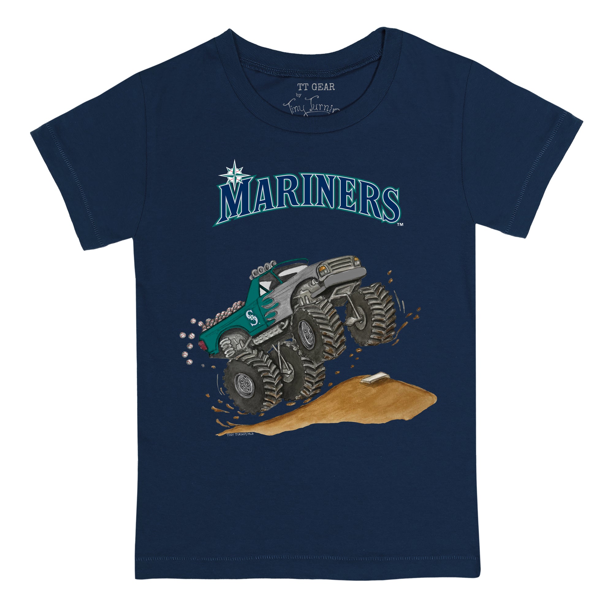 Seattle Mariners Monster Truck Tee Shirt– Tiny Turnip