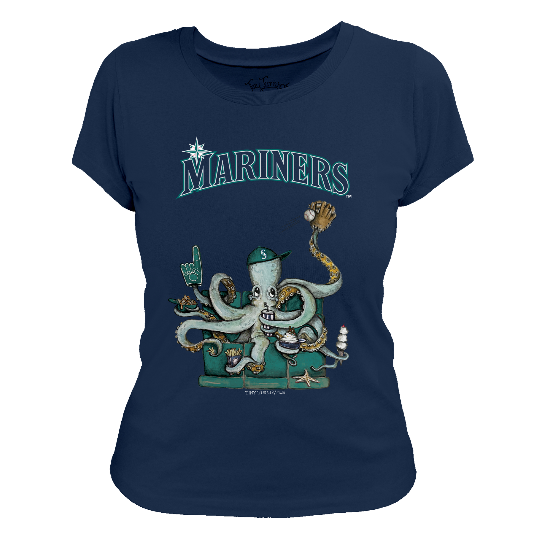 Seattle Mariners Octopus Tee Shirt