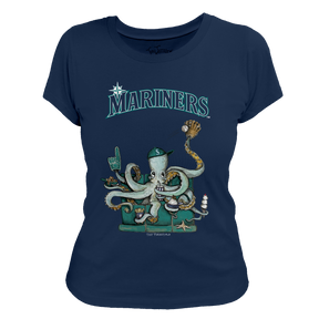 Seattle Mariners Octopus Tee Shirt