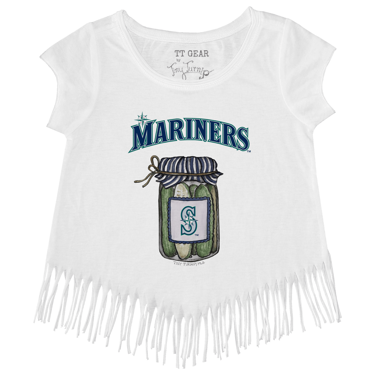 Seattle Mariners Pickle Jar Fringe Tee