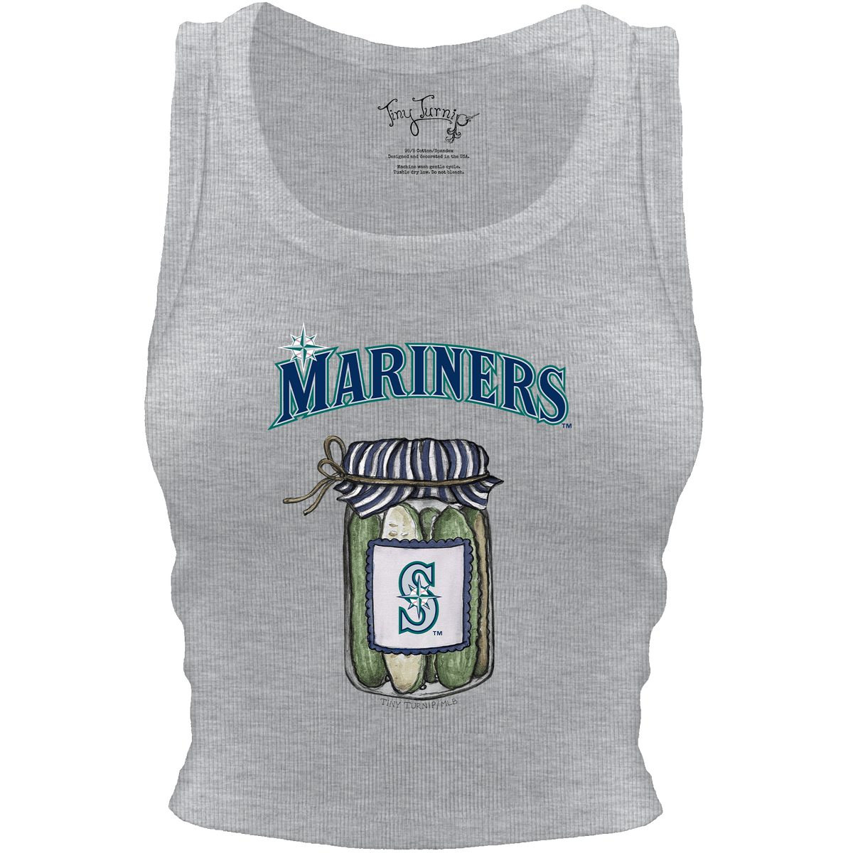 Seattle Mariners Pickle Jar Crop Tank