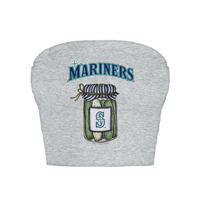 Seattle Mariners Pickle Jar Crop Tube Top