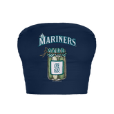 Seattle Mariners Pickle Jar Crop Tube Top
