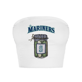 Seattle Mariners Pickle Jar Crop Tube Top