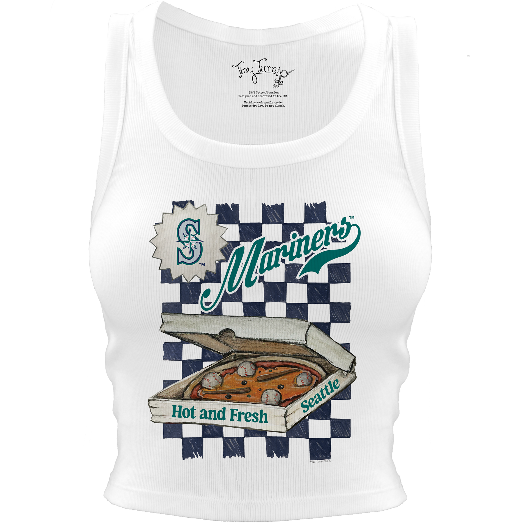 Seattle Mariners Pizza Crop Tank