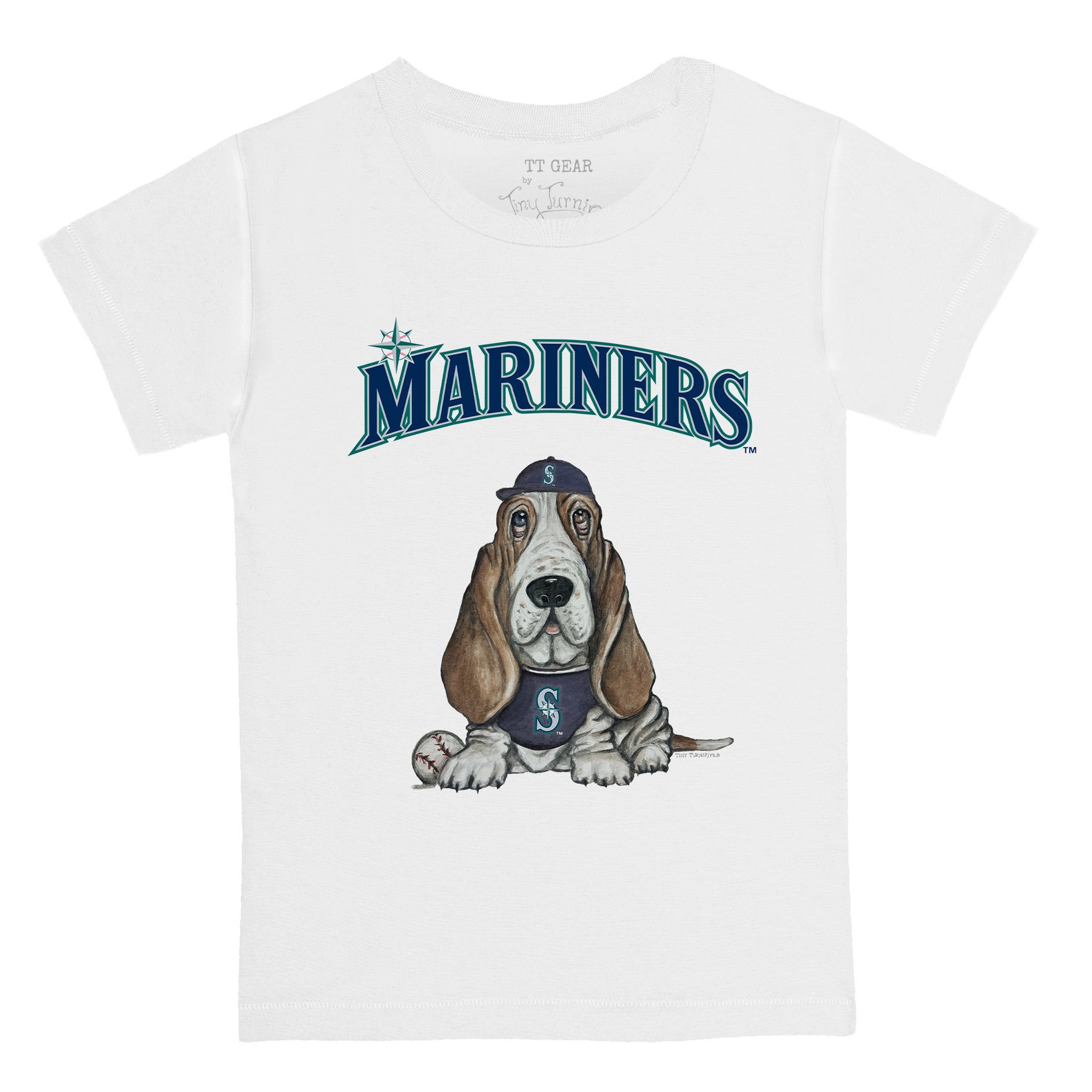 Seattle Mariners Puddy Kid's Tee Shirt - Tiny Turnip