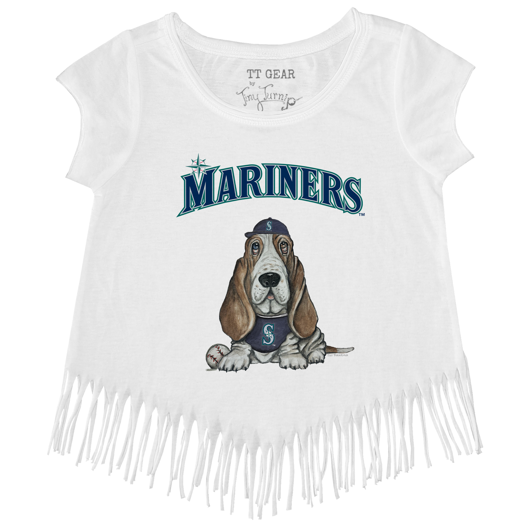 Seattle Mariners Puddy Fringe Tee - Tiny Turnip