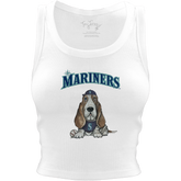 Seattle Mariners Puddy Crop Tank - Tiny Turnip