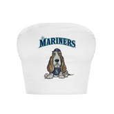 Seattle Mariners Puddy Crop Tube Top - Tiny Turnip
