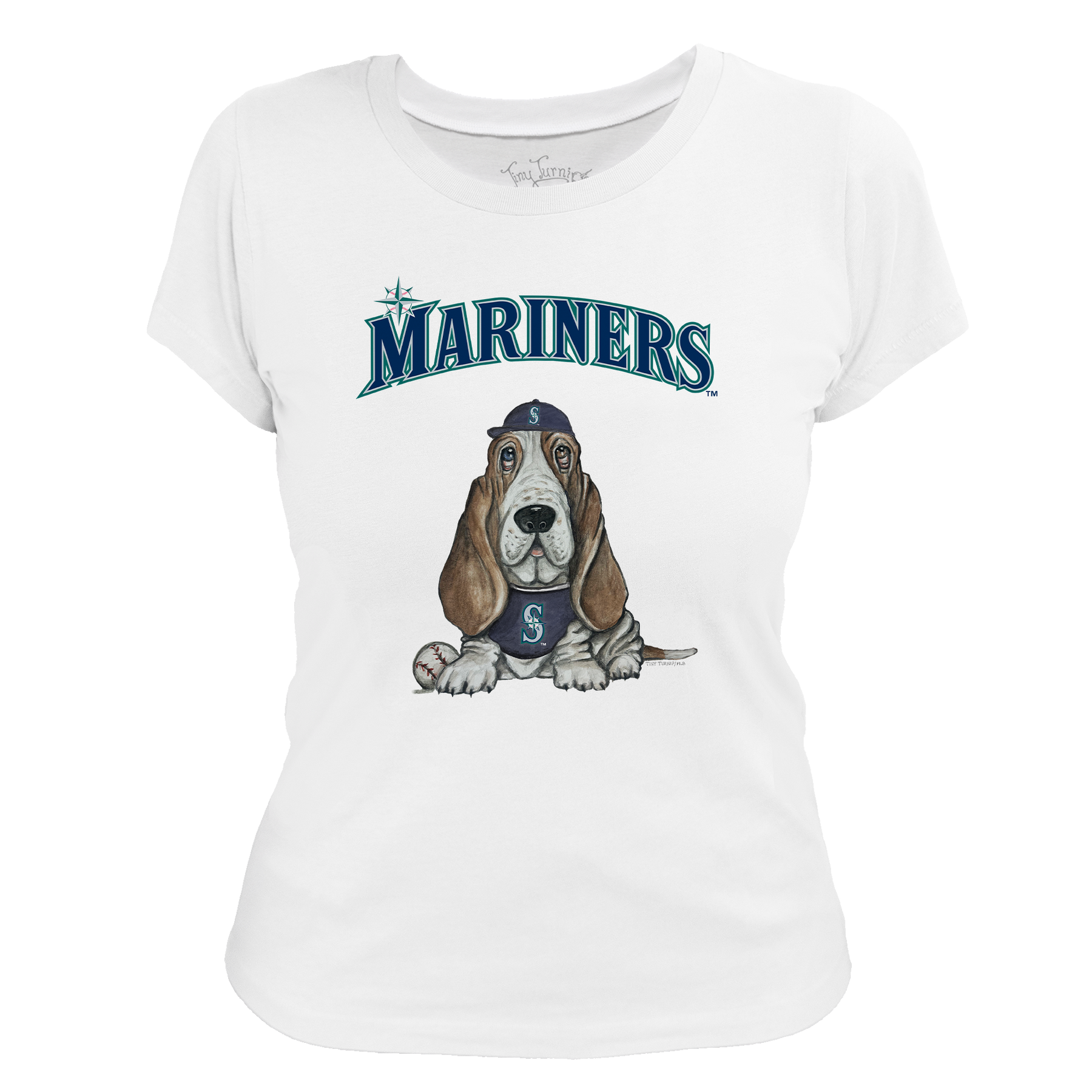 Seattle Mariners Puddy Women's Tee Shirt - Tiny Turnip