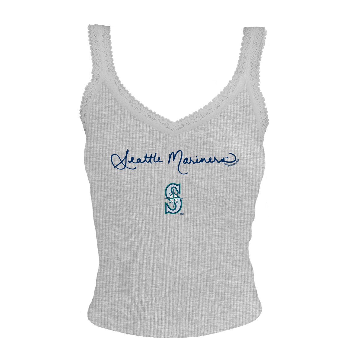 Seattle Mariners Script Logo Lace Tank