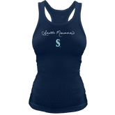 Seattle Mariners Logo Script Classic Tank - Tiny Turnip