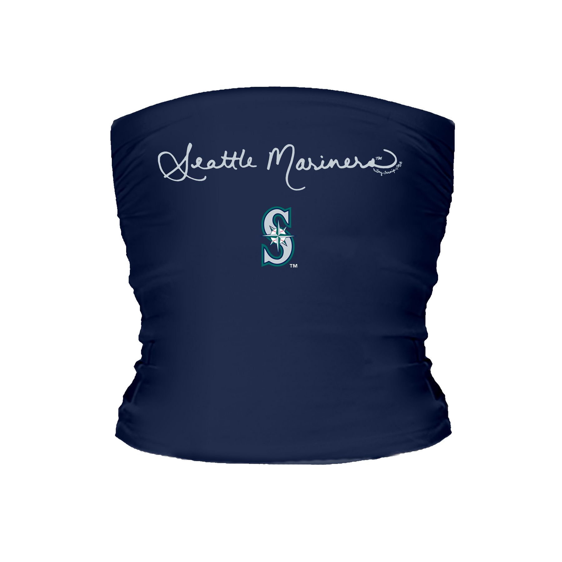 Seattle Mariners Logo Script Tube Top - Tiny Turnip