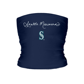 Seattle Mariners Logo Script Tube Top - Tiny Turnip
