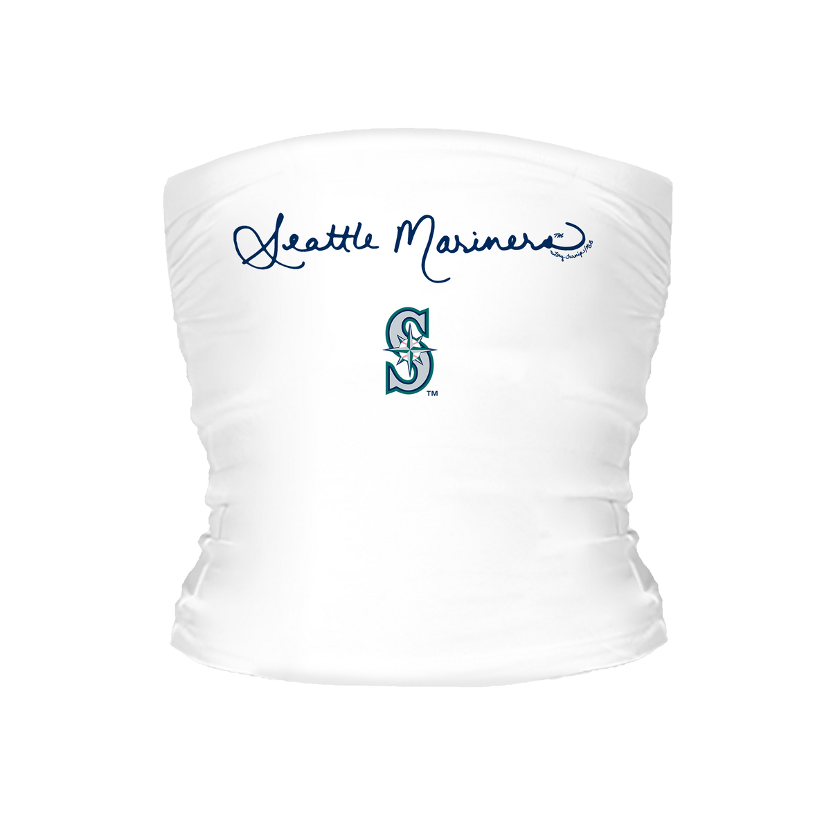 Seattle Mariners Logo Script Tube Top - Tiny Turnip