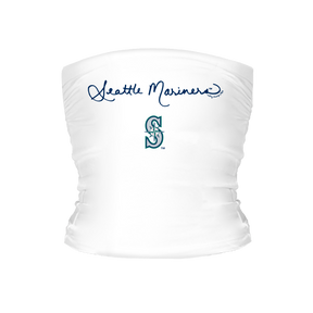 Seattle Mariners Logo Script Tube Top - Tiny Turnip