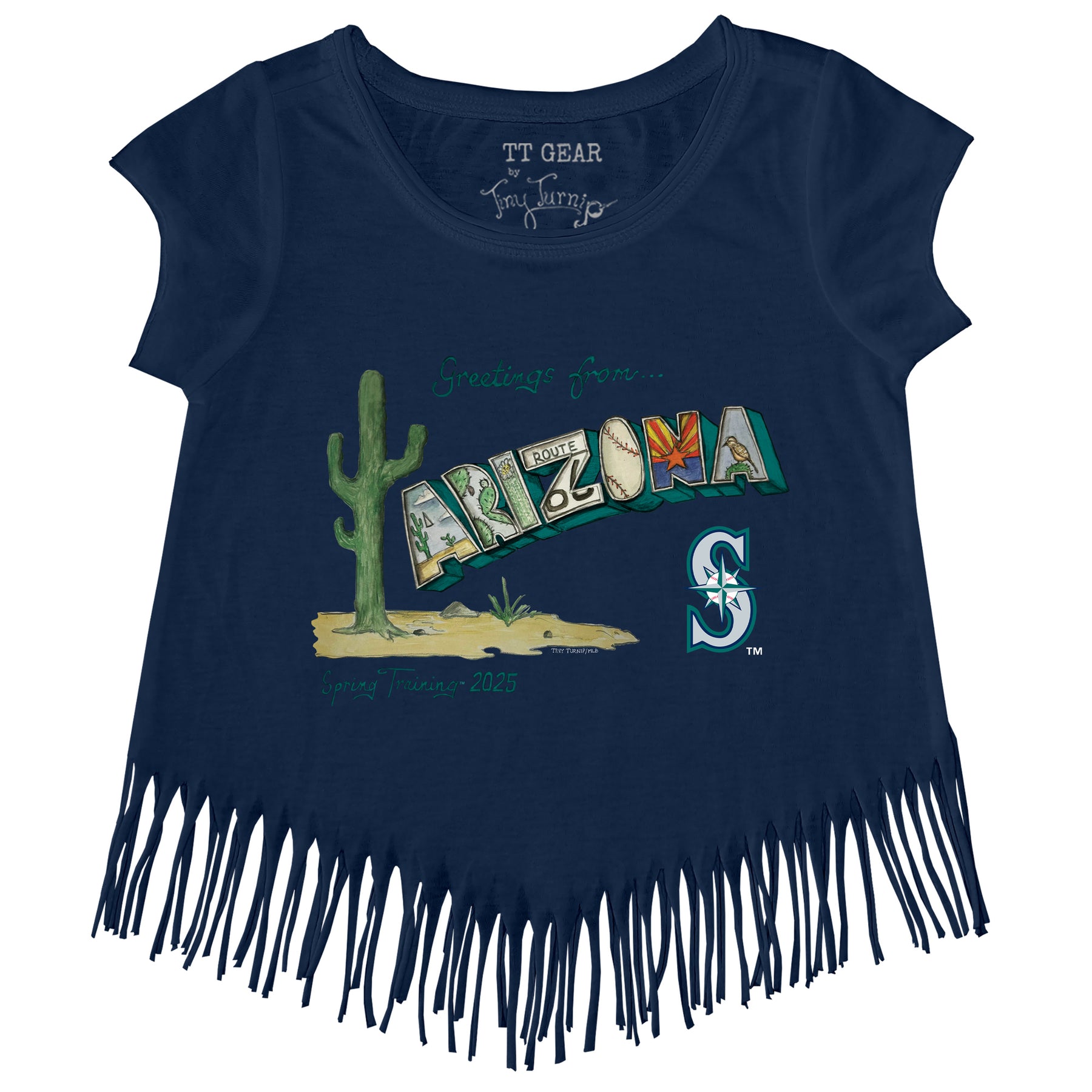 Seattle Mariners Spring Training 2025 Fringe Tee