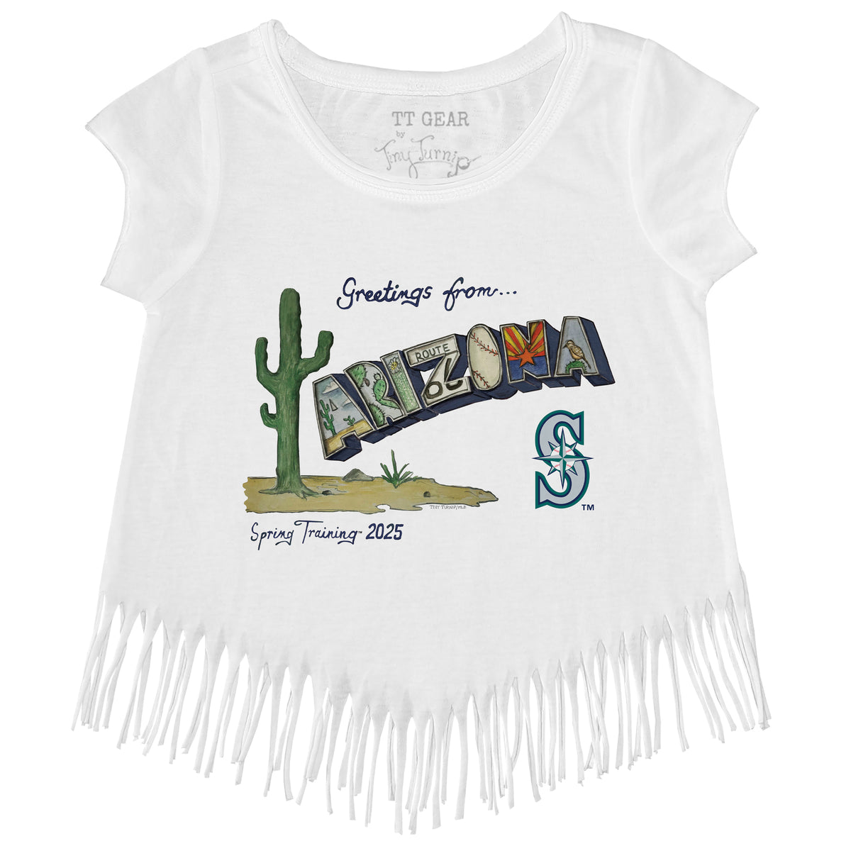 Seattle Mariners Spring Training 2025 Fringe Tee