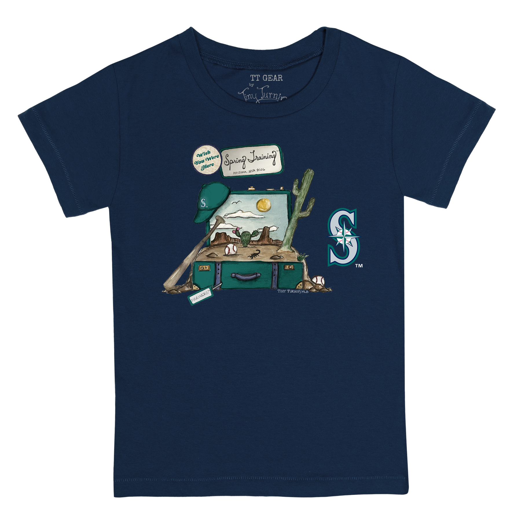 Seattle Mariners Spring Training 2026 Kid's Tee Shirt - Tiny Turnip