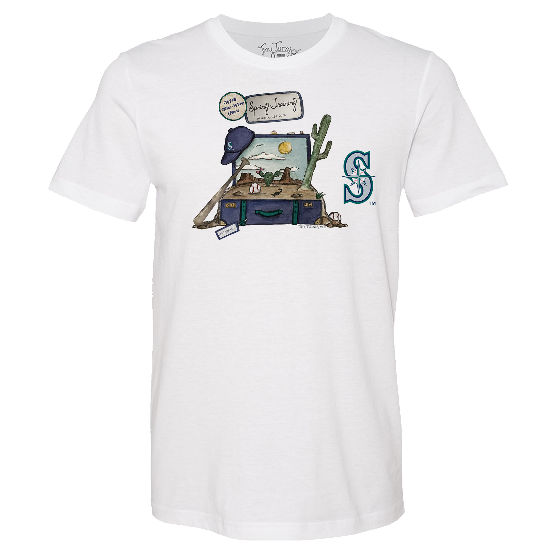Seattle Mariners Spring Training 2026 Unisex Tee Shirt - Tiny Turnip