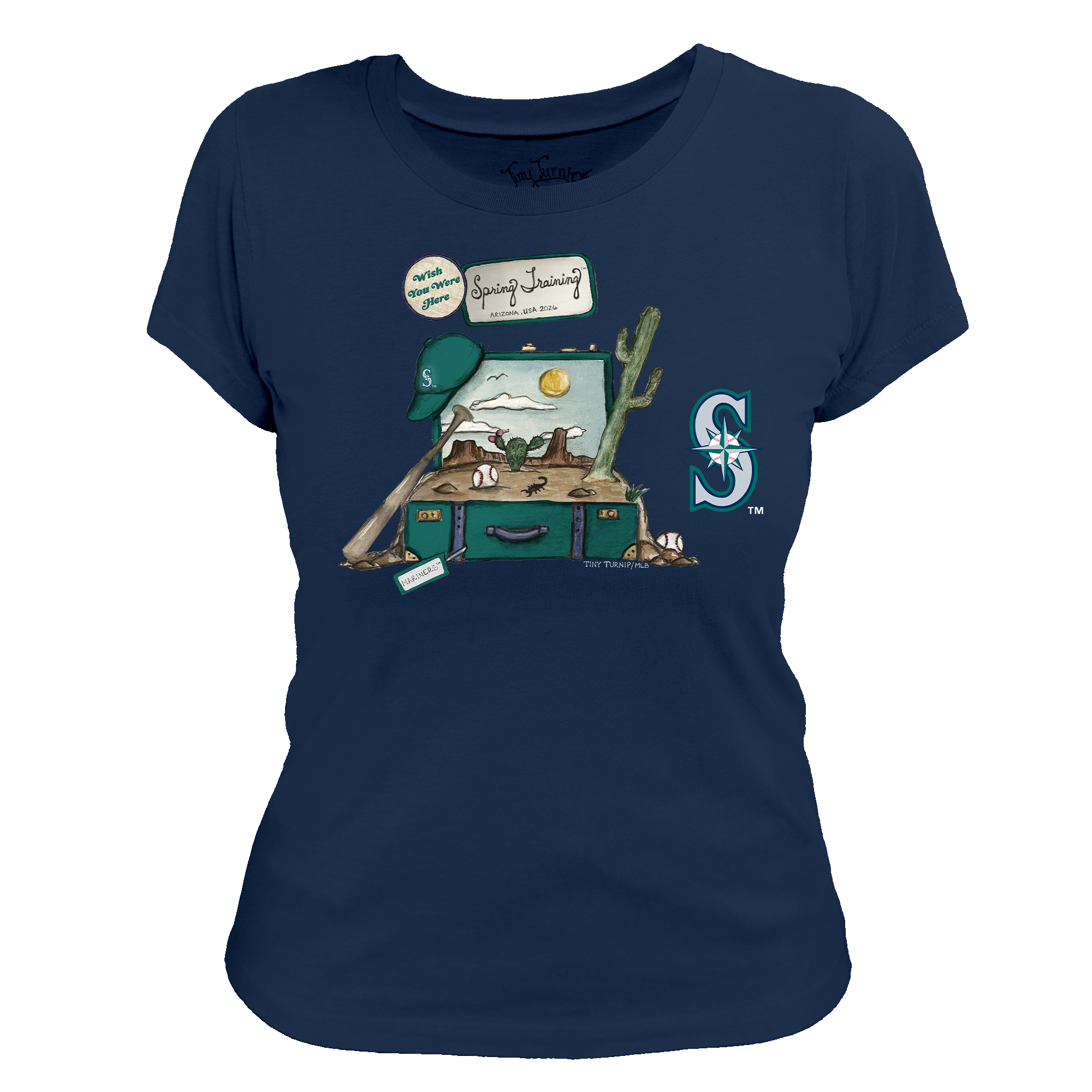 Seattle Mariners Spring Training 2026 Women's Tee Shirt | Tiny Turnip