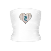 Seattle Mariners Stitched Heart Tube Top - Tiny Turnip
