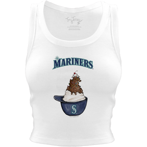 Seattle Mariners Sundae Helmet Crop Tank - Tiny Turnip