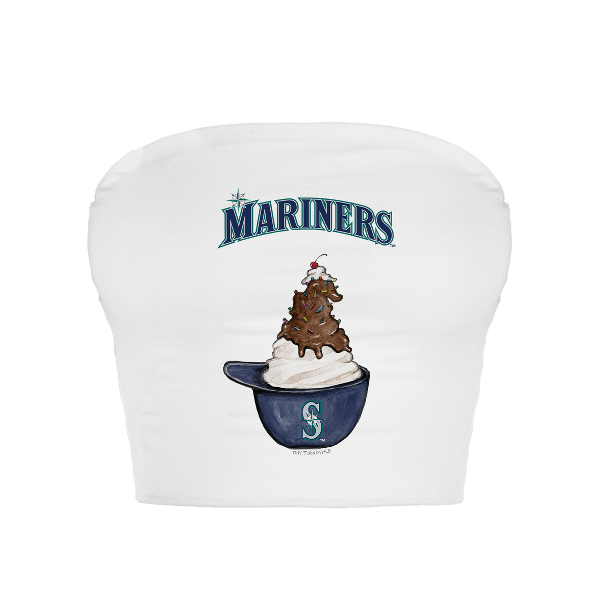 Seattle Mariners Sundae Helmet Crop Tube Top