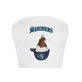 Seattle Mariners Sundae Helmet Crop Tube Top