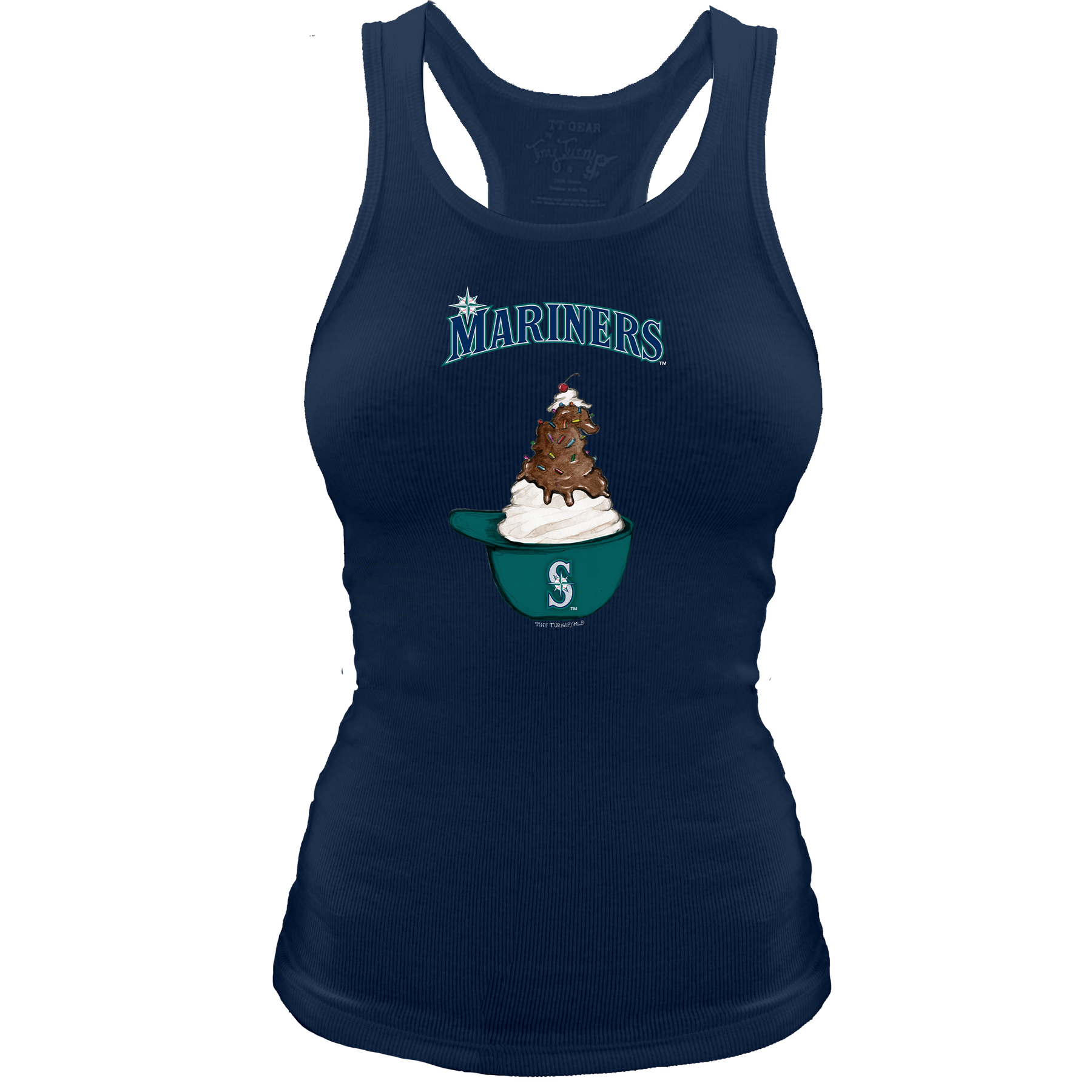 Seattle Mariners Sundae Helmet Classic Tank - Tiny Turnip