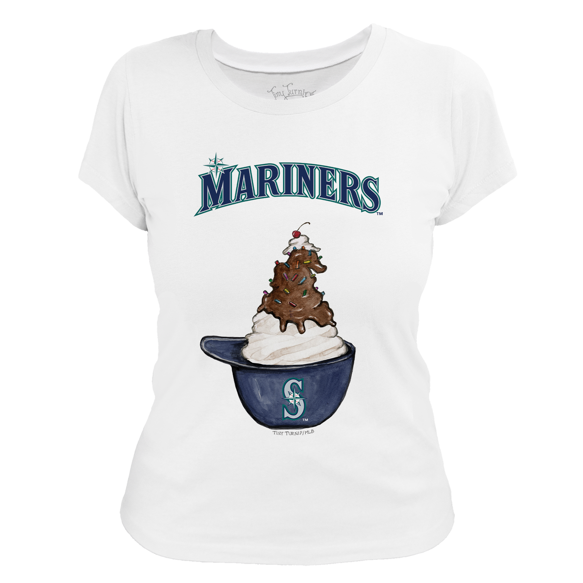 Seattle Mariners Sundae Helmet Women's Tee Shirt