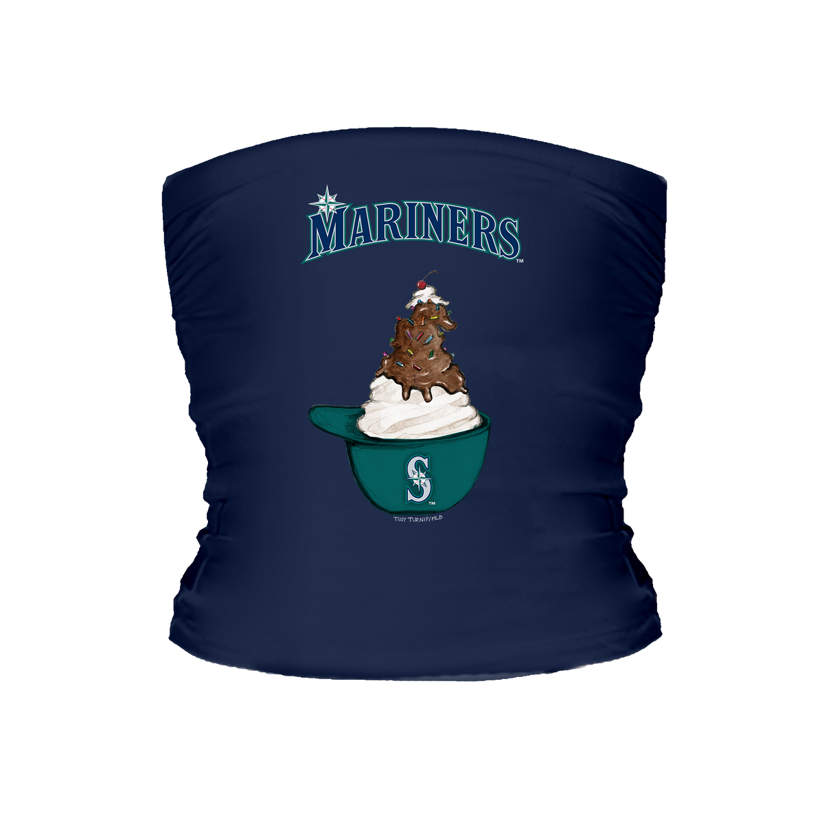 Seattle Mariners Sundae Helmet Tube Top - Tiny Turnip