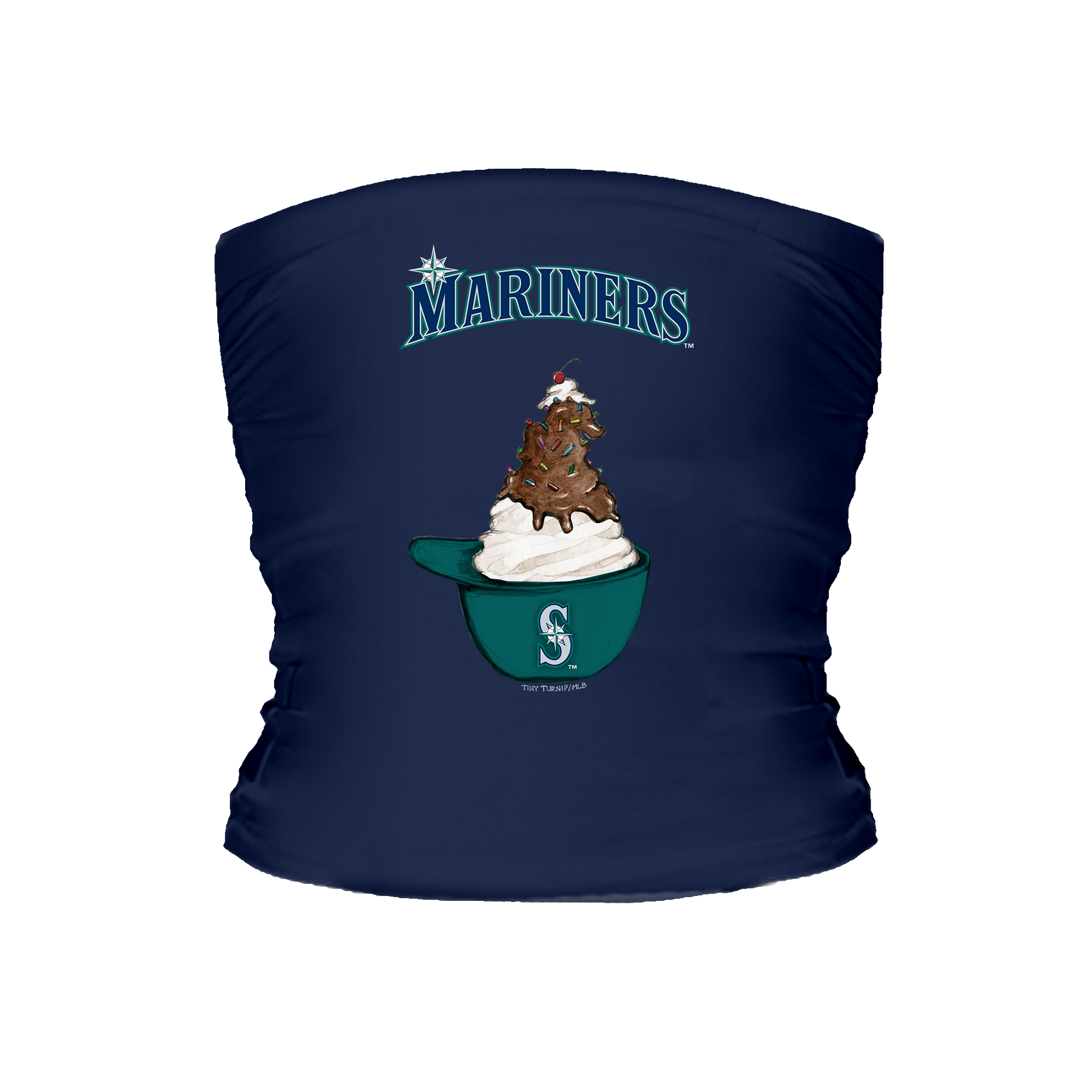Seattle Mariners Sundae Helmet Tube Top - Tiny Turnip