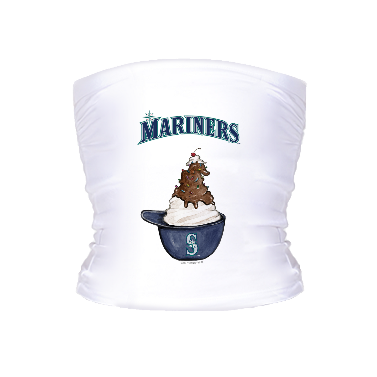 Seattle Mariners Sundae Helmet Crop Tube Top