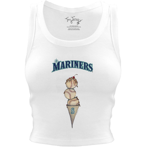 Seattle Mariners Triple Scoop Crop Tank