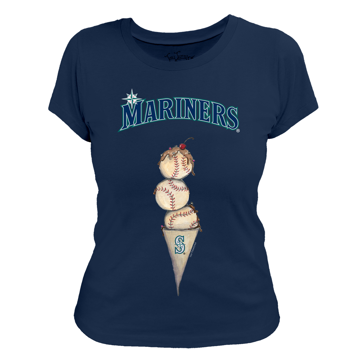 Seattle Mariners Triple Scoop Women's Tee Shirt