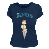 Seattle Mariners Triple Scoop Women's Tee Shirt