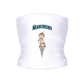 Seattle Mariners Triple Scoop Tube Top - Tiny Turnip