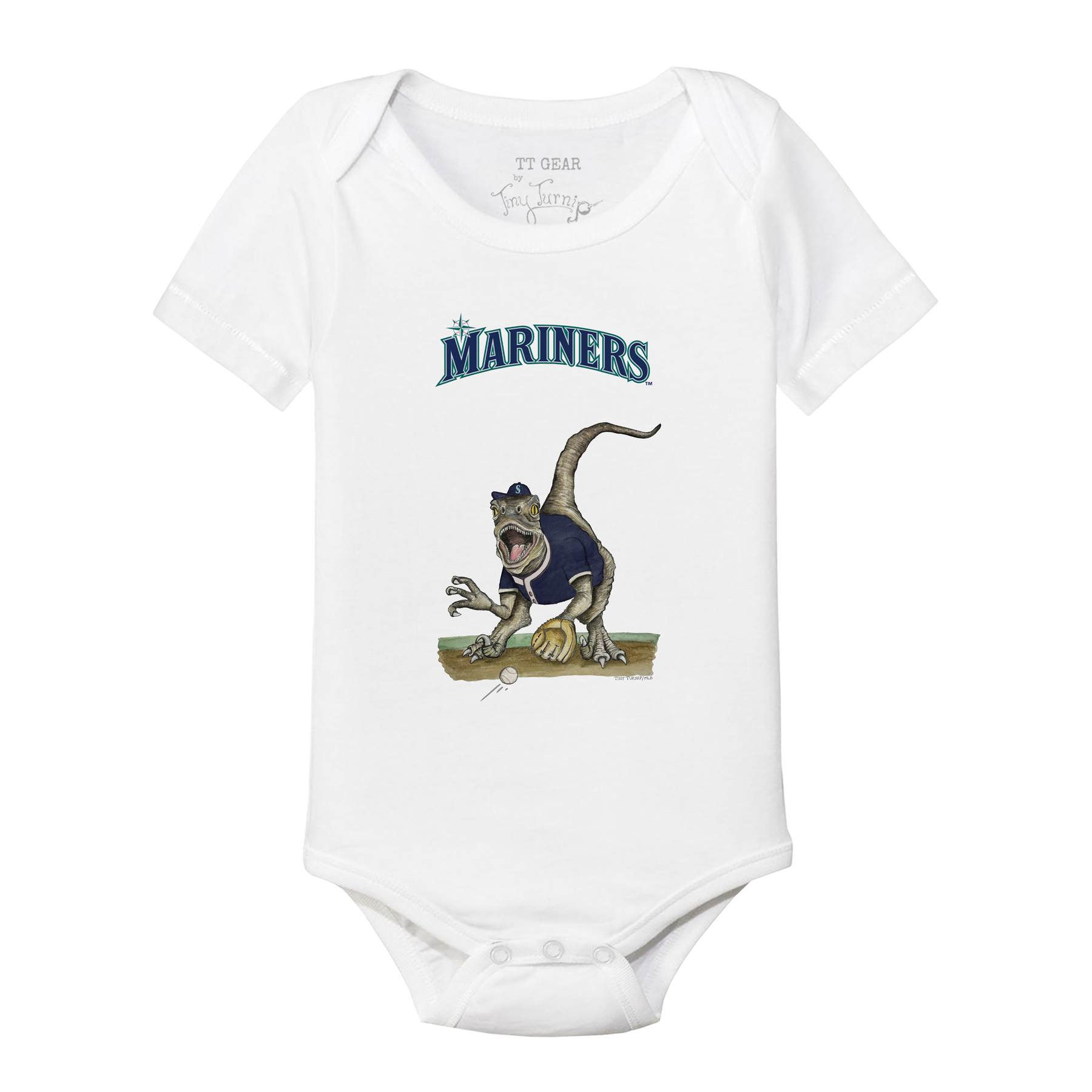 Seattle Mariners Velociraptor Short Sleeve Snapper