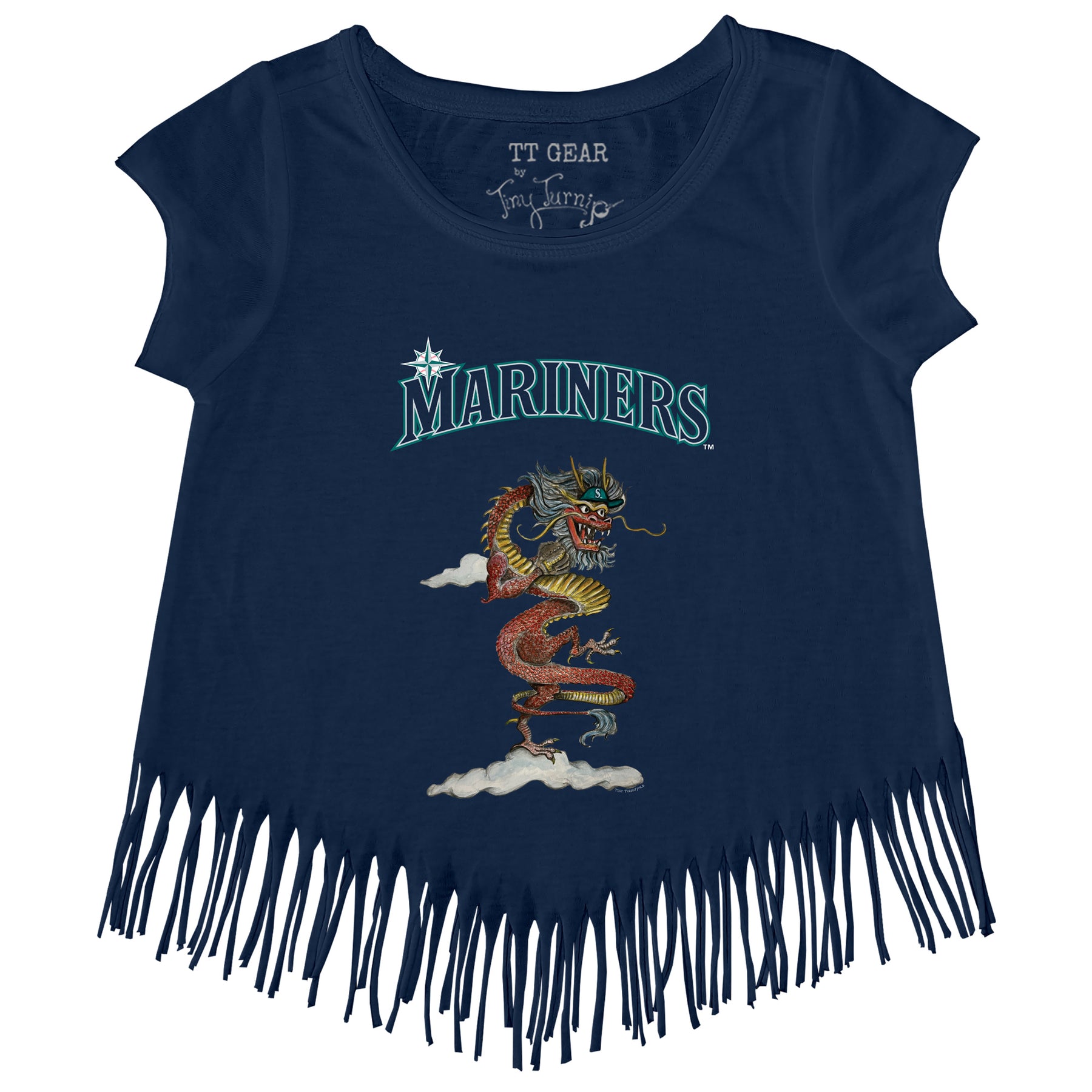 Seattle Mariners 2024 Year of the Dragon Fringe Tee