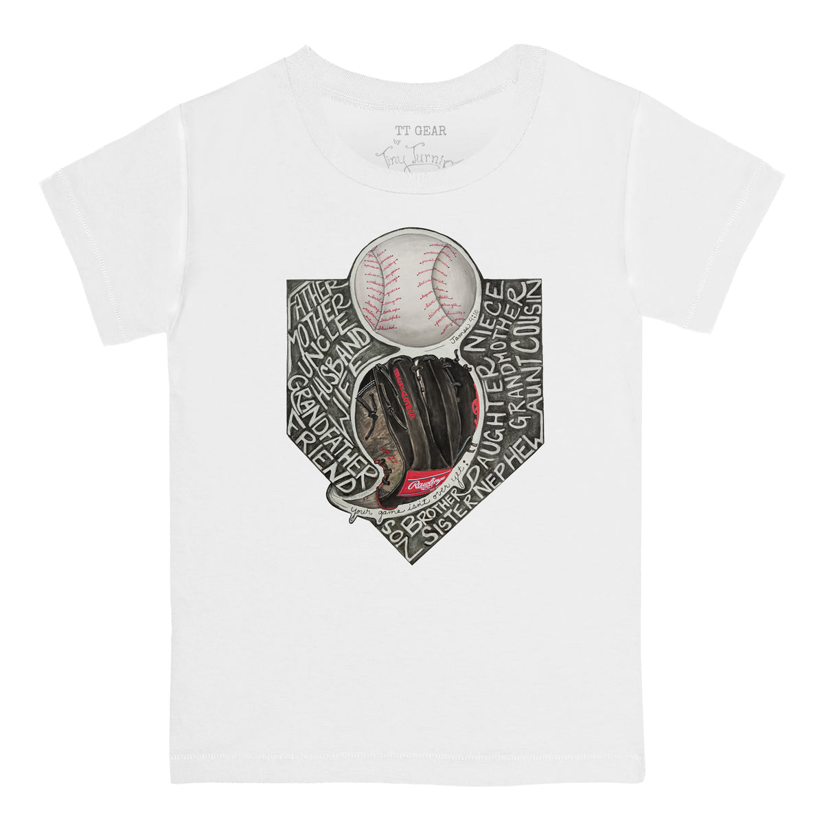 Toronto Blue Jays Tiny Turnip Women's Blooming Baseballs T-Shirt