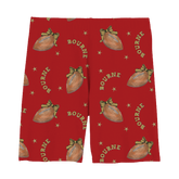VIP Football: Football Bow w/ Name - Girl Shorts - Tiny Turnip