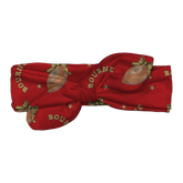 VIP Football: Football Bow w/ Name - Headband - Tiny Turnip
